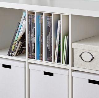 Accesorio blanco 4 baldas para estanteria kallax