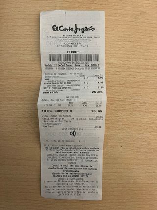Funda para tabla de planchar El Corte Inglés