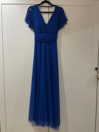 Vestido fiesta azul