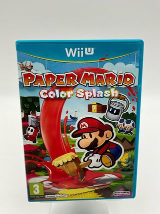 Paper Mario Color Splash Nintendo Wii U