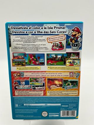 Paper Mario Color Splash Nintendo Wii U