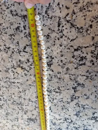 Hilo dePerlas naturales  blancas