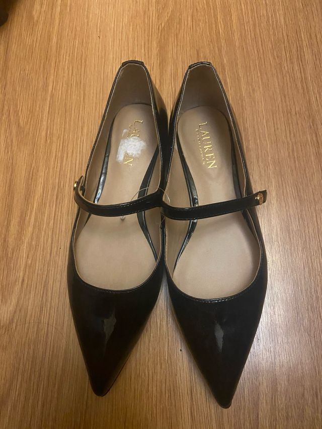 Zapatos de charol Ralph Lauren Negros