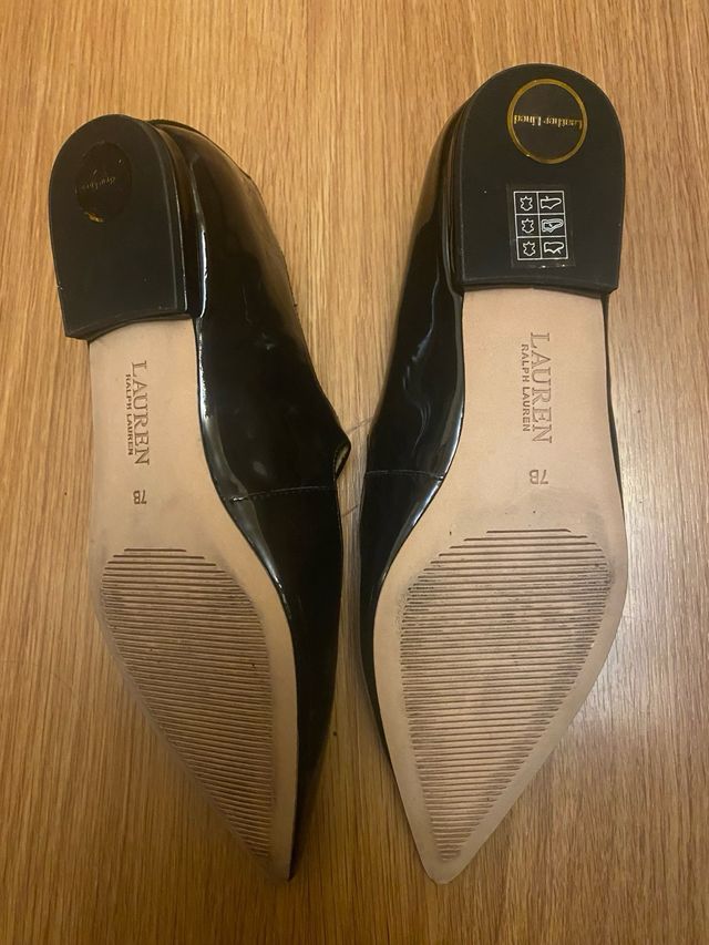 Zapatos de charol Ralph Lauren Negros