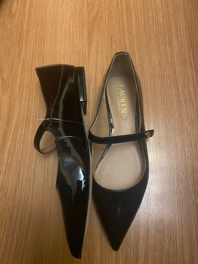 Zapatos de charol Ralph Lauren Negros