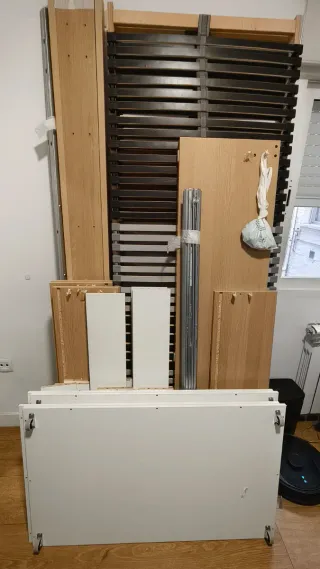 Habitación Matrimonio Ikea. Modelo Malm roble.