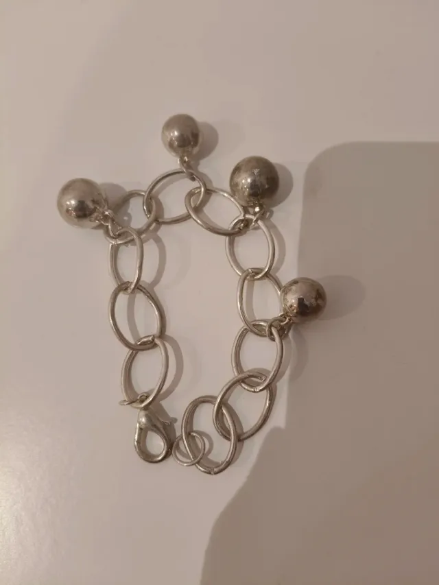 Conjunto collar y pulsera eslabones