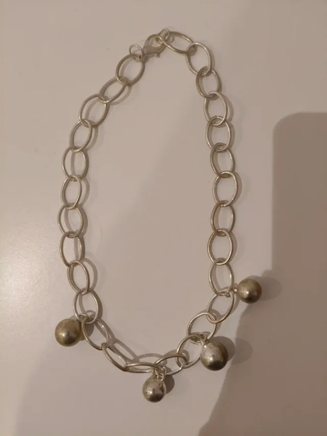 Conjunto collar y pulsera eslabones