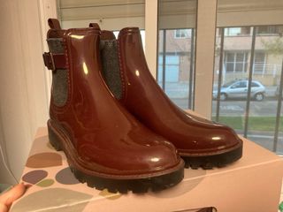 Botas de agua vestir granates