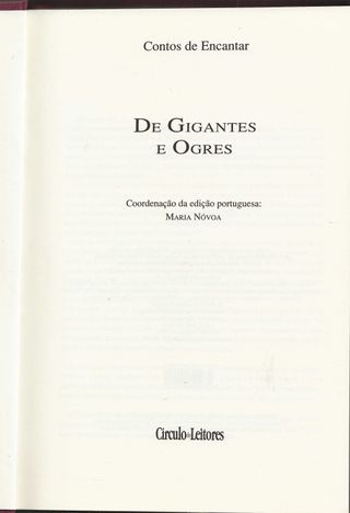 Contos de Encantar: De Gigantes e Ogres