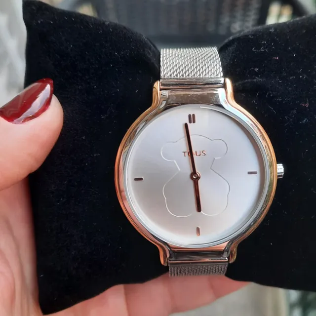 Reloj TOUS Dorado y Plateado con correa rejilla
