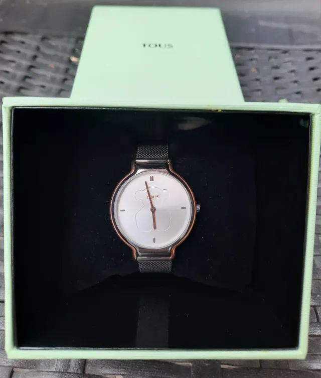 Reloj TOUS Dorado y Plateado con correa rejilla