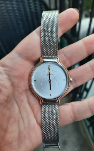 Reloj TOUS Dorado y Plateado con correa rejilla