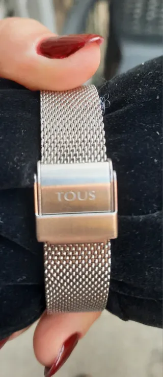 Reloj TOUS Dorado y Plateado con correa rejilla