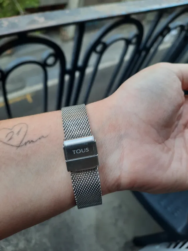 Reloj TOUS Dorado y Plateado con correa rejilla