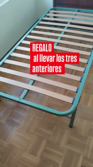 Somieres de láminas con patas 90x180