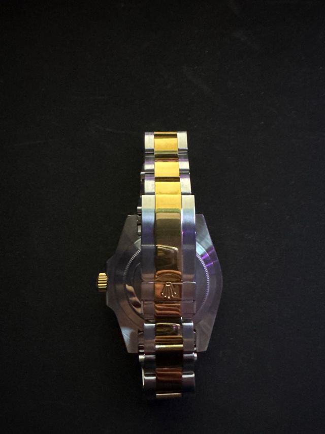 Rolex Reloj Verde y Dorado