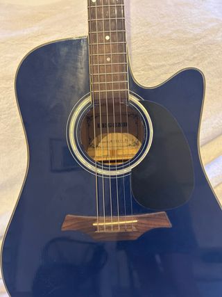 Guitarra Acústica Azul + Funda