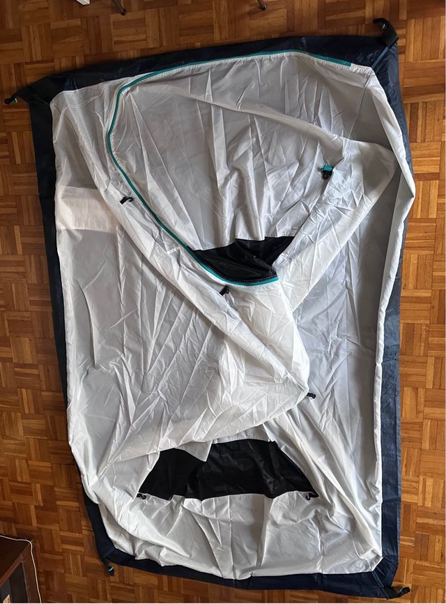 Tienda de campaña Quechua + Colchón + Sleep bag