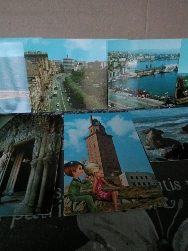 35 cartoline antiche della Galizia anni '60-'80