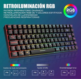 Teclado Inalámbrico +  Ratón Gaming RedThunder K84