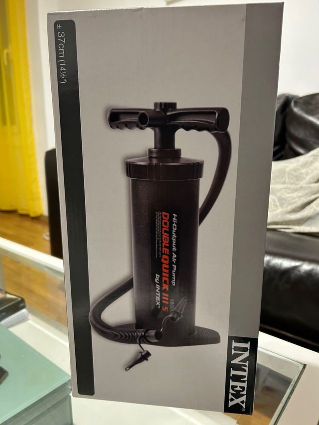 Hinchador Intex Doble Acción 37cm SIN ABRIR