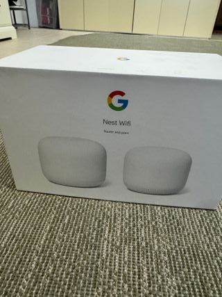 Google Nest Wifi Router y Punto sin usar
