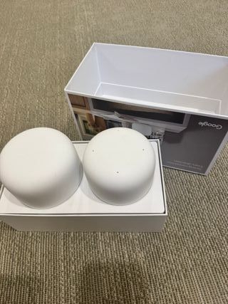 Google Nest Wifi Router y Punto sin usar