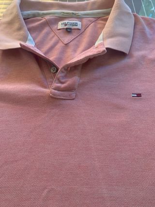 Polo Tommy Hilfiger Rosa Talla XL
