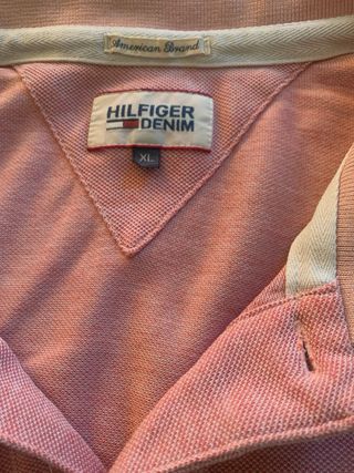 Polo Tommy Hilfiger Rosa Talla XL