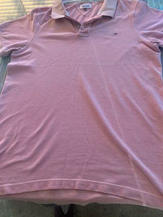 Polo Tommy Hilfiger Rosa Talla XL