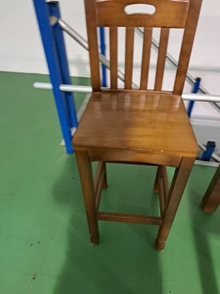 Mesa nogal de comedor de madera de nogal