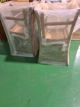 Mesa nogal de comedor de madera de nogal