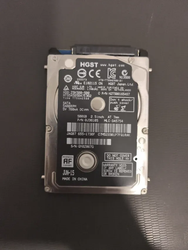 Disco duro 500GB HDD 2.5