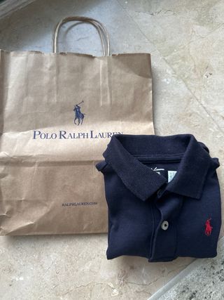 Body Polo Ralph Lauren manga larga azul