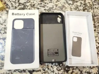 5 Fundas + 5 Protectores + f.cargador iPhone XSmax