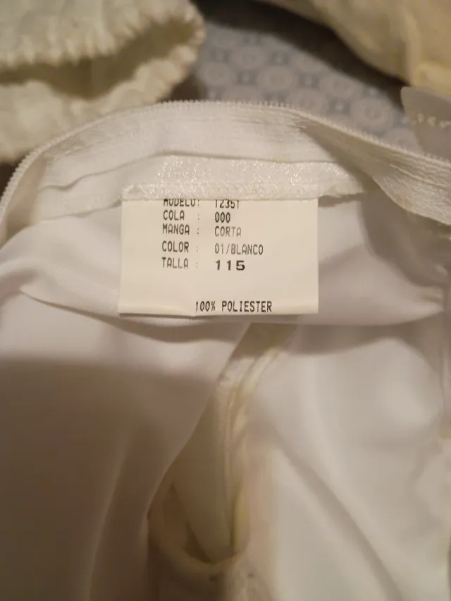 Vestido de comunión blanco