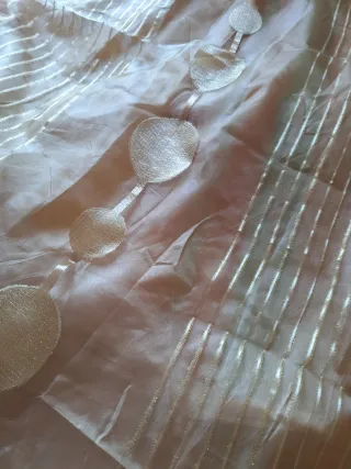 Pannello tenda beige oro