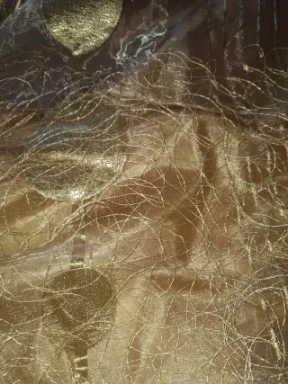 Pannello tenda beige oro