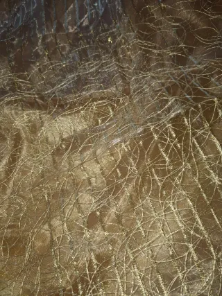 Pannello tenda beige oro