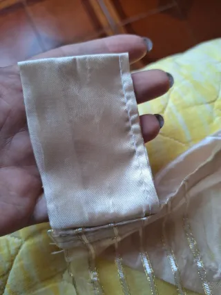 Pannello tenda beige oro