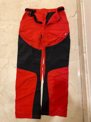Pantalones Trekking OS20 Rojo y Negro. XL