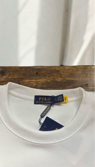 Sudadera Polo Ralph Lauren Oso Teddy blanca