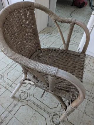 2 Sillas Terraza Mimbre