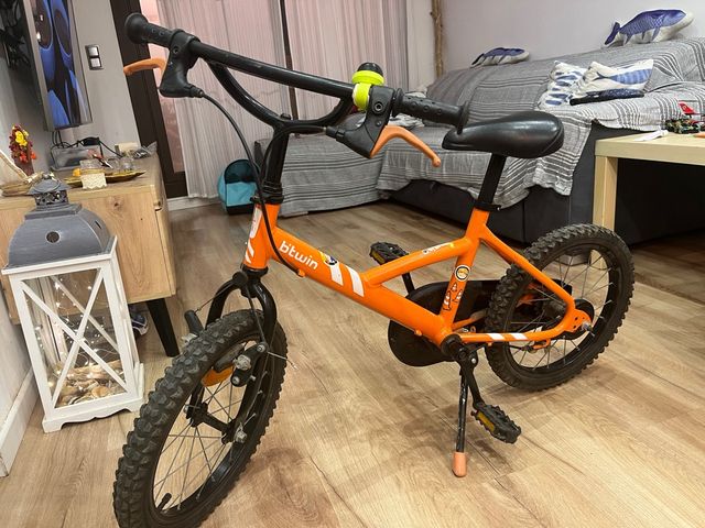 Bicicleta infantil 16 pulgadas naranja