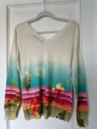 Jersey fino Desigual multicolor talla S