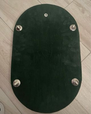 Vassoio/specchio decorato 46x29cm