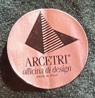 Vassoio/specchio decorato 46x29cm