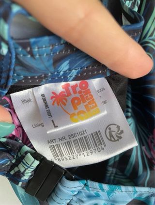 Bikini Mujer Talla L Estampado Tropical