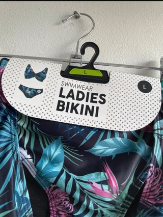Bikini Mujer Talla L Estampado Tropical